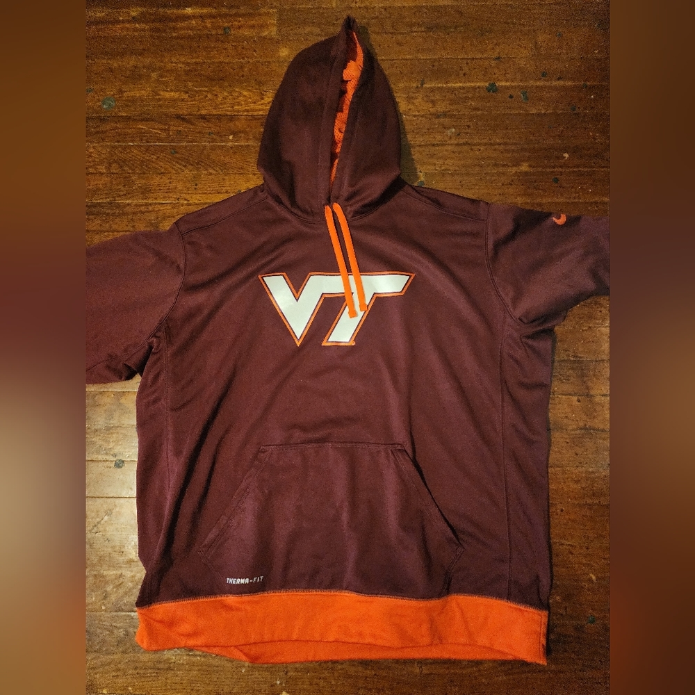 Virginia Tech Hokies Men's sz 2XL Nike Hoodie